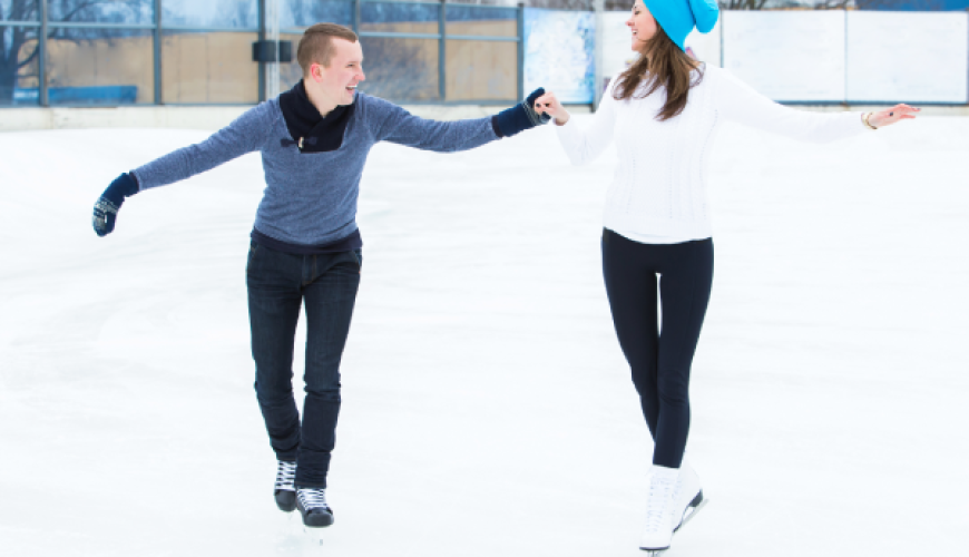 Ice skating